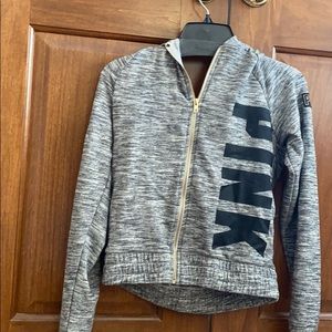 grey zipper hoodie